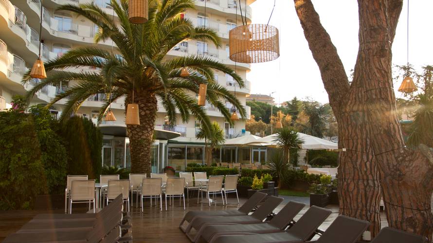 Hotel Alegria Fenals Mar bašta